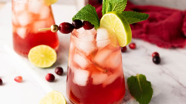 Cranberry Lime Mocktail